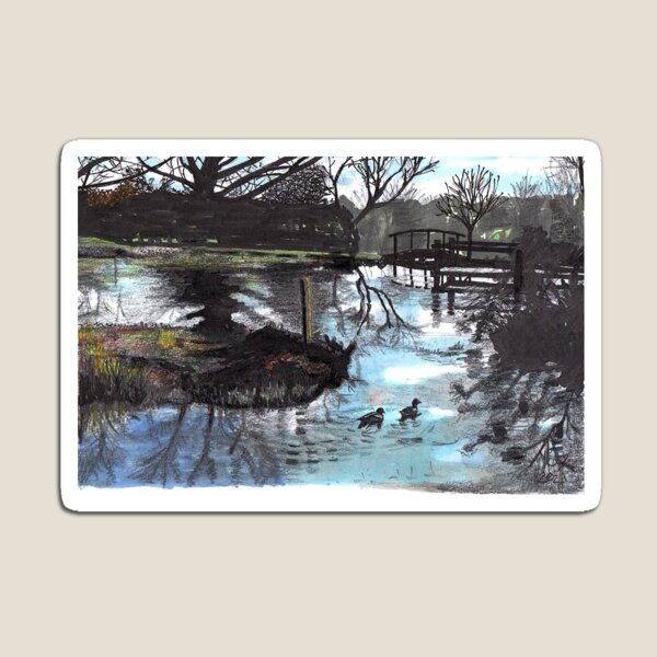 Artikelvorschau, Furzey Gardens, UK - See im Winter entworfen und verkauft von Jim Griffiths.