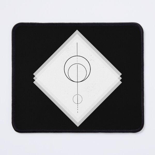 Item preview, white square design designed and sold by LeaPoupin.