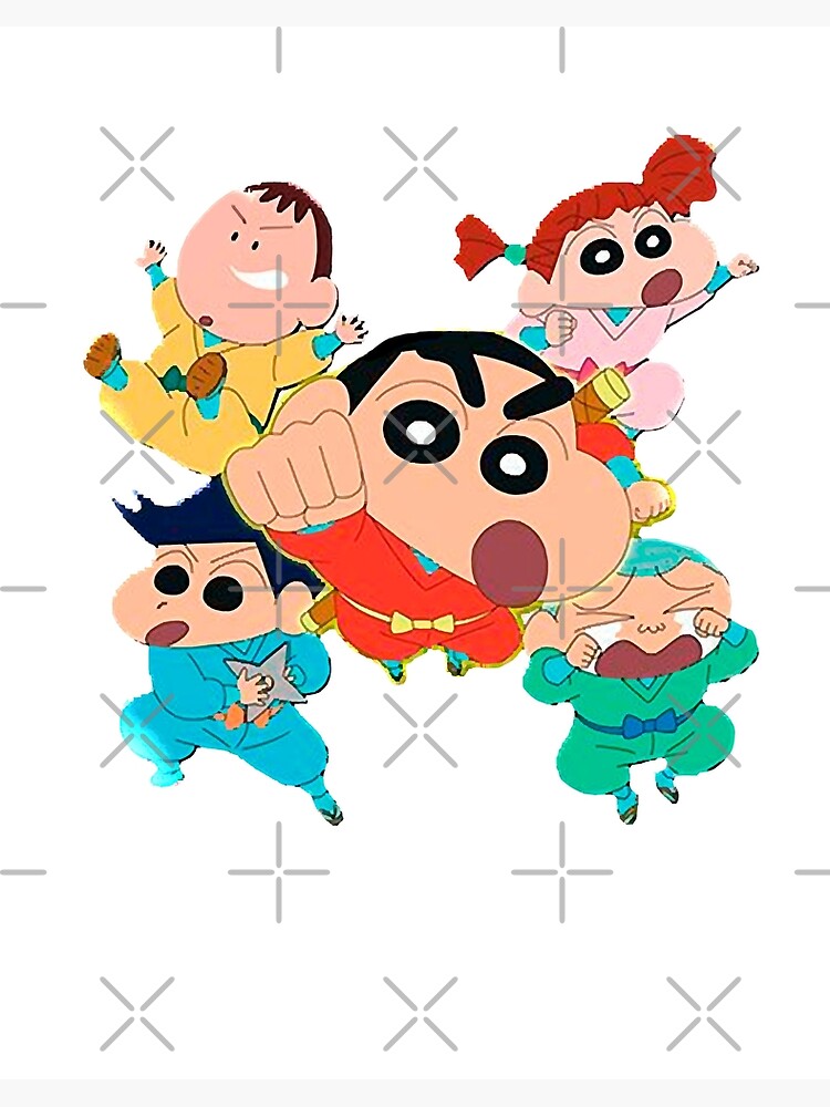 crayon shin chan bum | Art Board Print