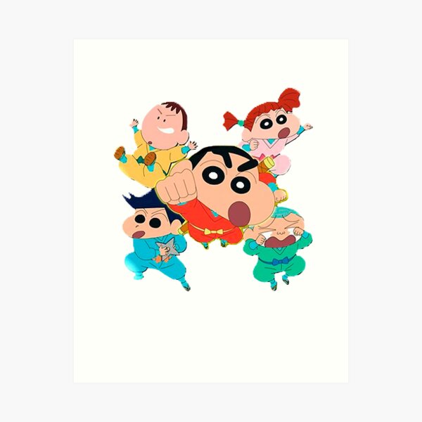 Shin Chan Friends Art Prints for Sale | Redbubble