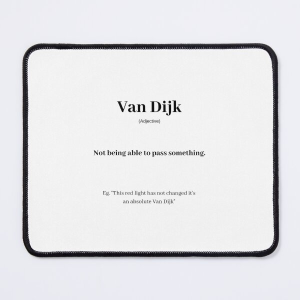 Item preview, Van Dijk Football Definition - Funny Gift For Football Lovers Sticker designed and sold by ijdesigns.