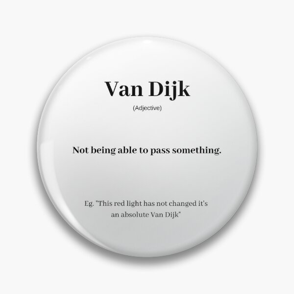Item preview, Van Dijk Football Definition - Funny Gift For Football Lovers Sticker designed and sold by ijdesigns.
