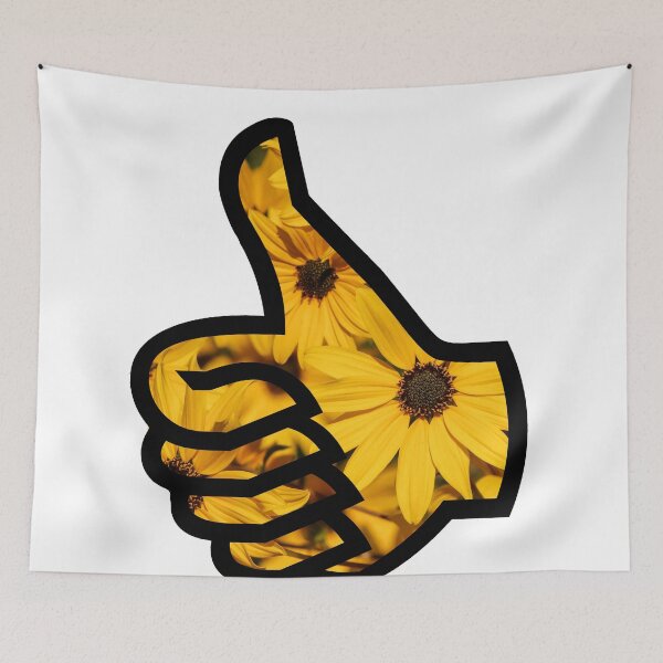 Item preview, Thumbs up Sunflowers designed and sold by wilder-mind.