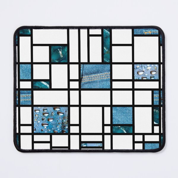Item preview, Modern Art Blue Denim Drops and Cracked designed and sold by MarkUK97.