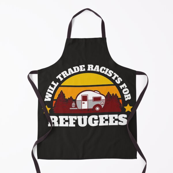 Item preview, Will trade racists for refugees (Camping RV Sunset) designed and sold by UnboundFull.