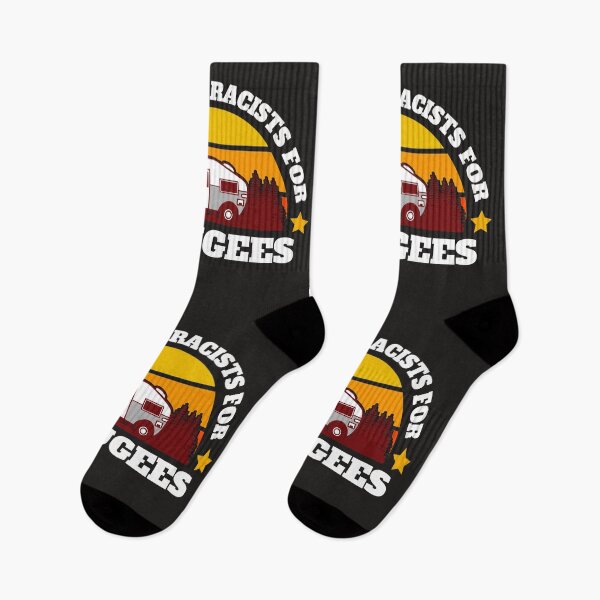 Item preview, Will trade racists for refugees (Camping RV Sunset) designed and sold by UnboundFull.