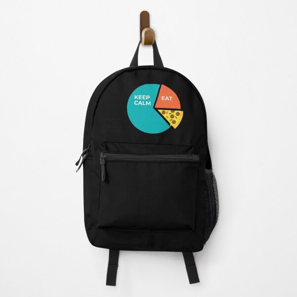 Item preview, Keep Calm and Eat Pizza | Foodie Pie Chart designed and sold by BoldTigerDesign.