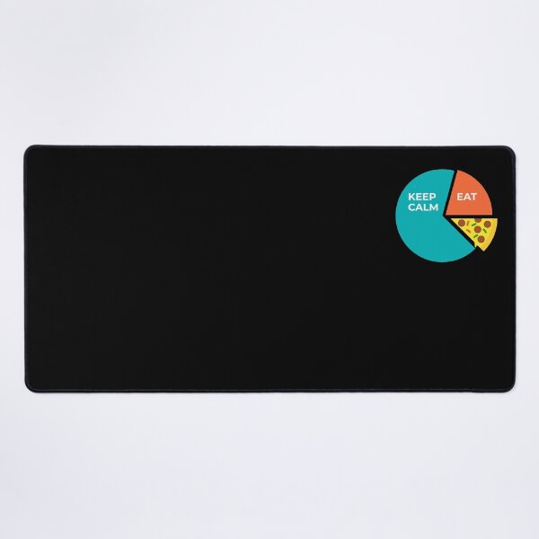 Item preview, Keep Calm and Eat Pizza | Foodie Pie Chart designed and sold by BoldTigerDesign.