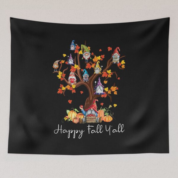 Item preview, Happy Fall Y'all Gnomes Pumpkin Autumn Tree Thanksgiving designed and sold by TERRYCOXSHOP.