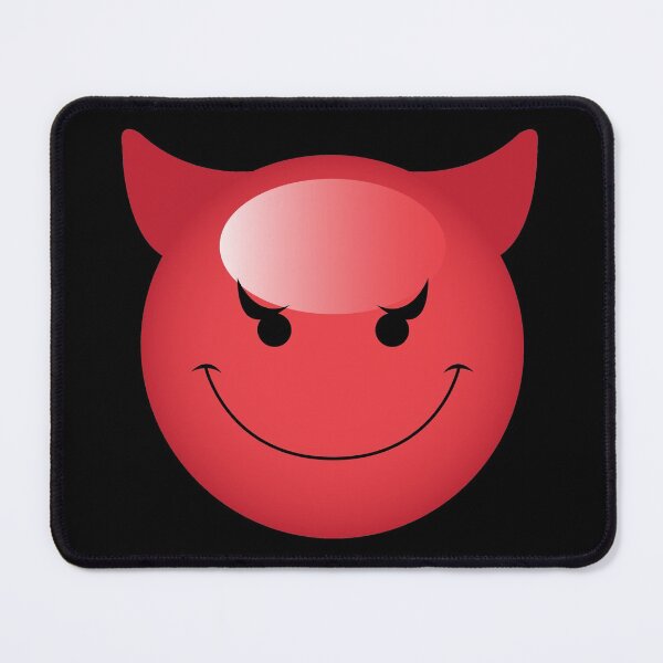 Item preview, Devil Emoji Smiling Red Satan Emoticon Face designed and sold by HotHibiscus.