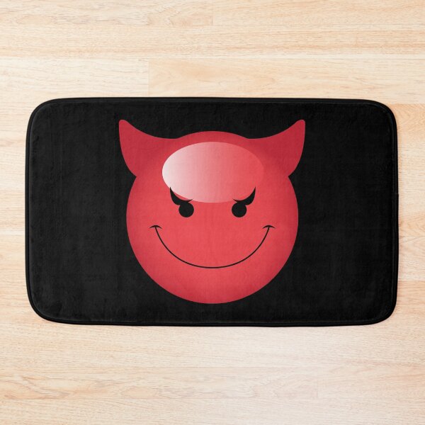 Item preview, Devil Emoji Smiling Red Satan Emoticon Face designed and sold by HotHibiscus.