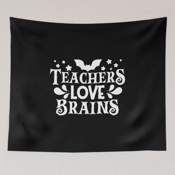 Item preview, Teachers Love Brains - Funny Halloween Teacher Gift designed and sold by ohmier.
