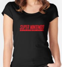 Camiseta entallada de cuello redondo Camiseta Super Nintendo