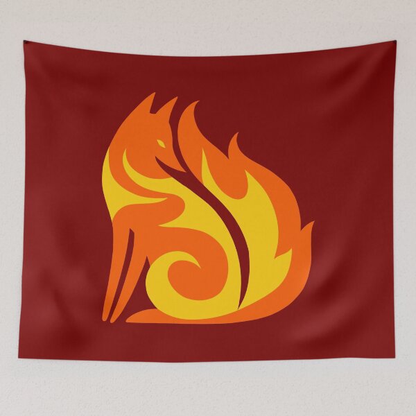 Item preview, Fox with a fiery tail designed and sold by Cat Print.