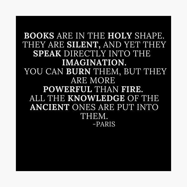 Item preview, SEE -PARIS QUOTES -ABOUT THE POWER AND IMPORTANTANCE OF THE BOOKS IN EVERYONE'S LIFE -BABA VOSS -JASON MOMOA - SPIRAL NOTE BOOKS ,POSTERS ,T-SHIRTS & STICKERS designed and sold by Designerstown.