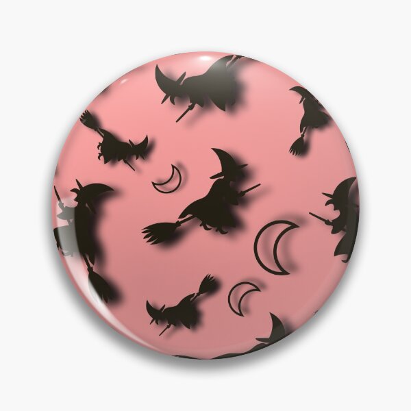 Item preview, Bruja voladora y luna de Halloween designed and sold by CutieBlue.