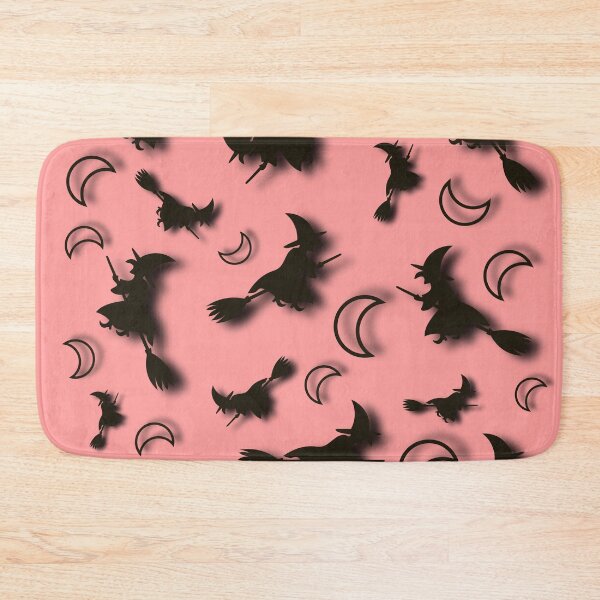 Item preview, Flying witch and Halloween moon designed and sold by CutieBlue.