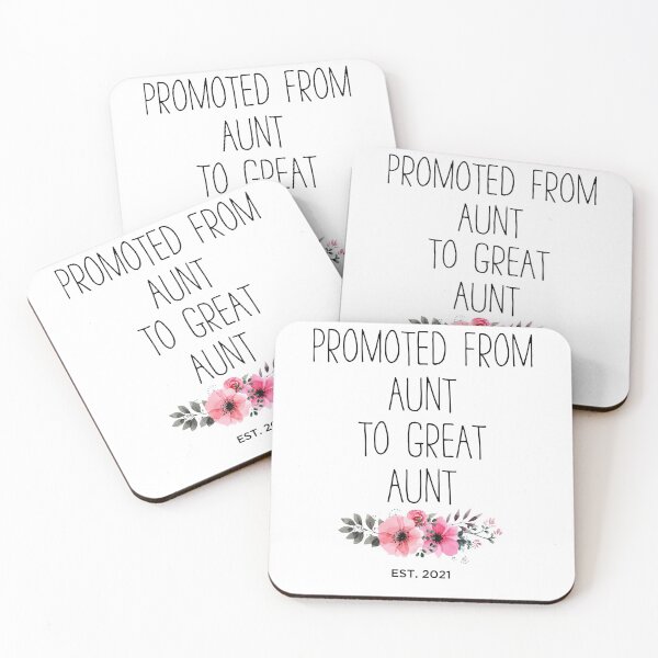 Item preview, Personalized New Great Aunt Gifts - Promoted From Aunt To Great Aunt - Baby Announcement Gift For Great Aunt designed and sold by SuchGiftsCo.