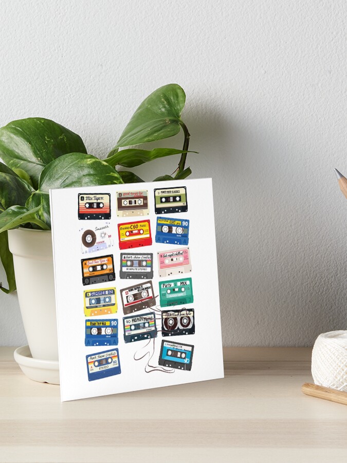 Mix Tape - Retro Cassette Tapes
