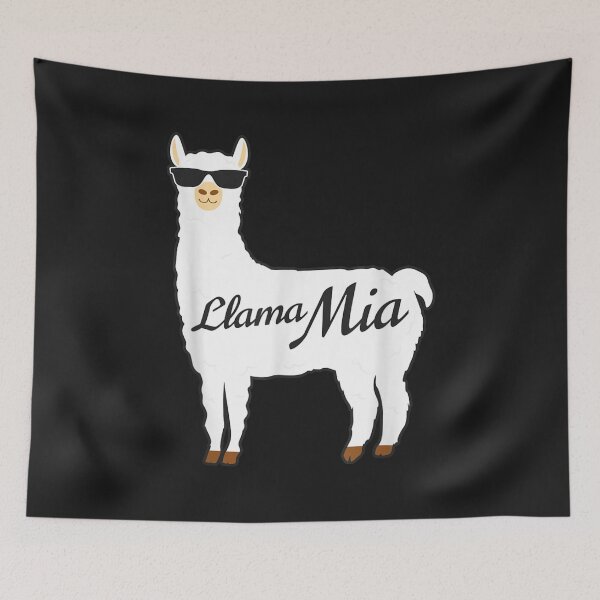 Item preview, Llama Mia Mama Mia designed and sold by TERRYCOXSHOP.