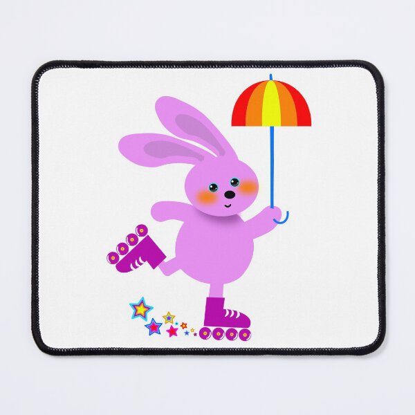 Item preview, Pink rabbit with umbrella designed and sold by Regulus9.