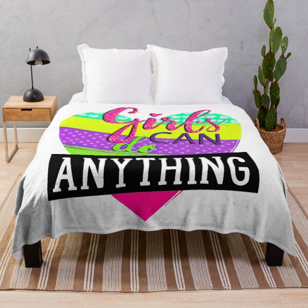 Item preview, Girls Can Do Anything, Girls motivation slogan designed and sold by graphic-genie.