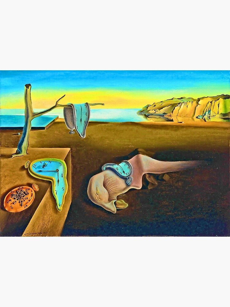 The Persistence of Memory by Salvador Dalí (vibrant) Canvas Print for Sale  by CristalleLisa