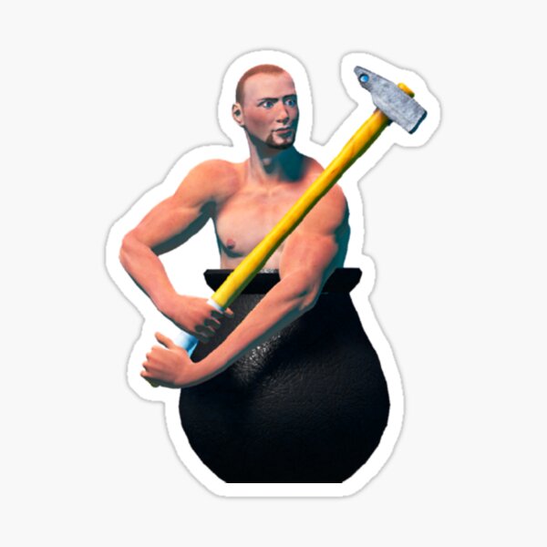 Getting Over It Stickers for Sale