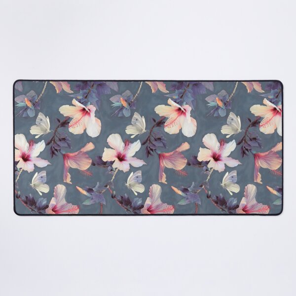 Item preview, Butterflies and Hibiscus Flowers - a painted pattern designed and sold by micklyn.