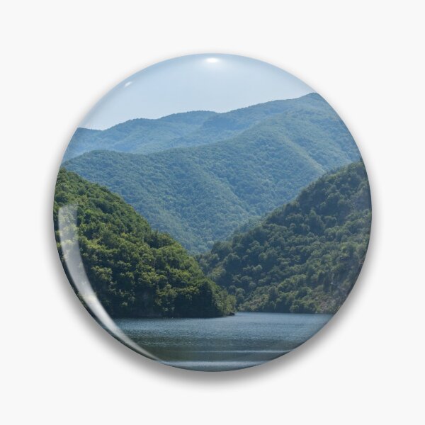 Item preview, Gentle Blue Breeze - Irenic Lake in the Mountains designed and sold by Georgia Mizuleva.