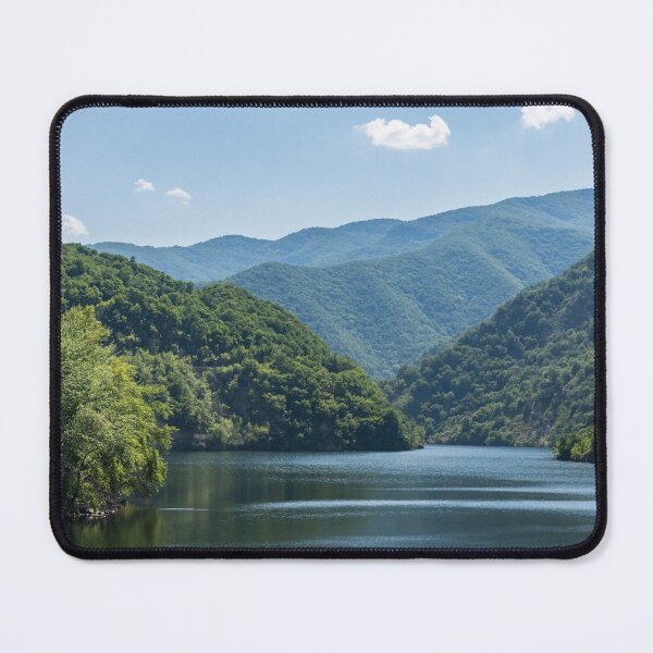 Item preview, Gentle Blue Breeze - Irenic Lake in the Mountains designed and sold by Georgia Mizuleva.