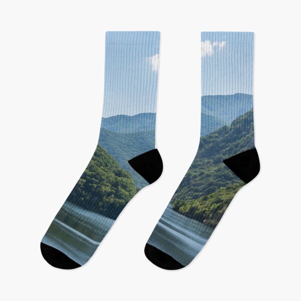Item preview, Gentle Blue Breeze - Irenic Lake in the Mountains designed and sold by Georgia Mizuleva.
