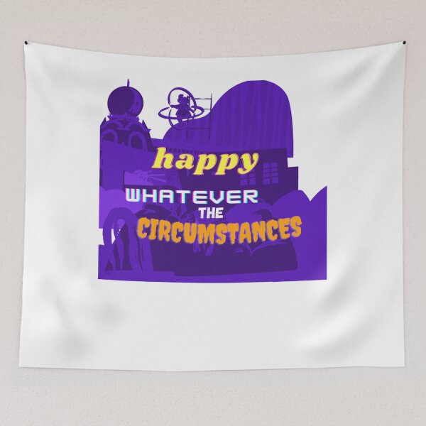 Item preview, happy whatever the circumstances,funny wkuk for men -funny white zoe rose designed and sold by Franzosefischo.