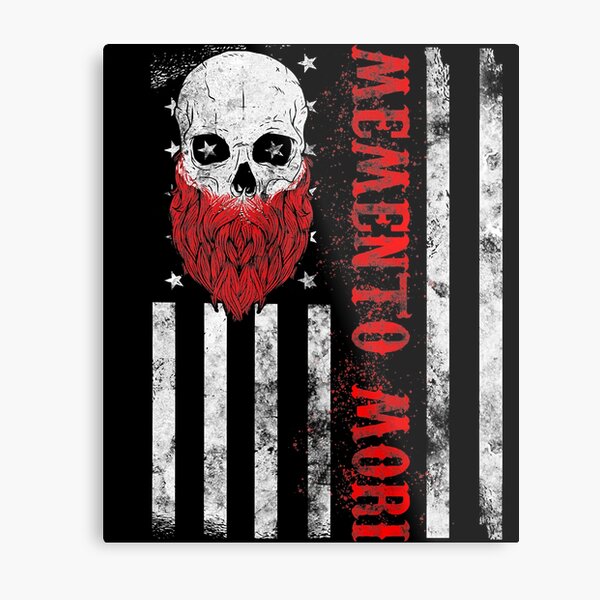 Artikel-Vorschau von Memento Mori Bärtiger Schädel, designt und verkauft von WilliamQuinnell.