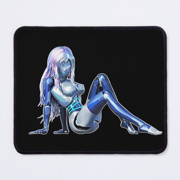 Item preview, Blue Bot Pinup designed and sold by Art By The Coco.