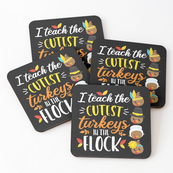 Item preview, The Cutest Turkeys In The Flock Thanksgiving Teacher designed and sold by bluechic89.