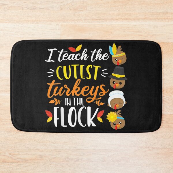 Item preview, The Cutest Turkeys In The Flock Thanksgiving Teacher designed and sold by bluechic89.