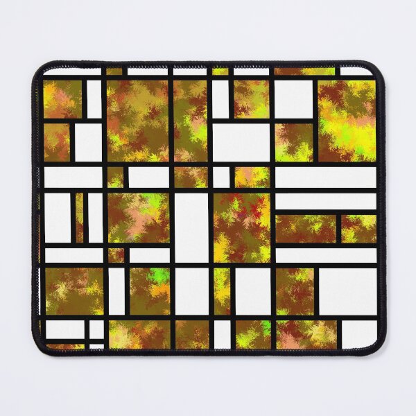 Item preview, Modern Art Autumn Style Grid Pattern designed and sold by MarkUK97.