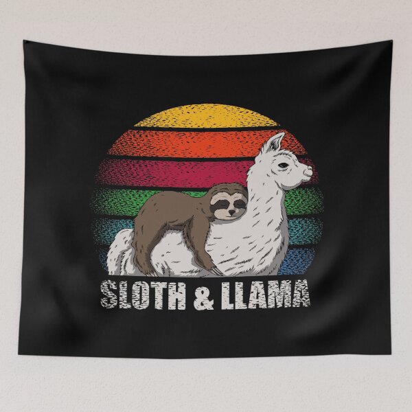 Item preview, Funny sloth and llama designed and sold by Vittorio Shop.
