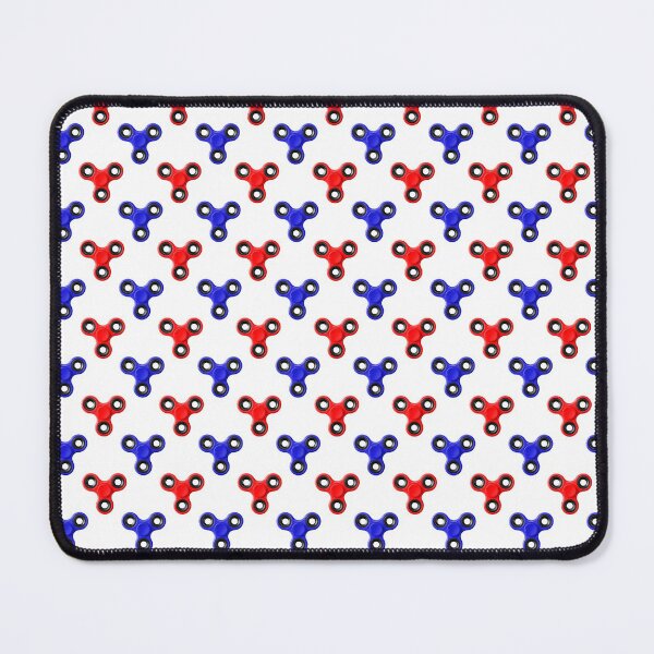 Item preview, Finger Spinner Polka Dot Red and Blue Pattern designed and sold by MarkUK97.