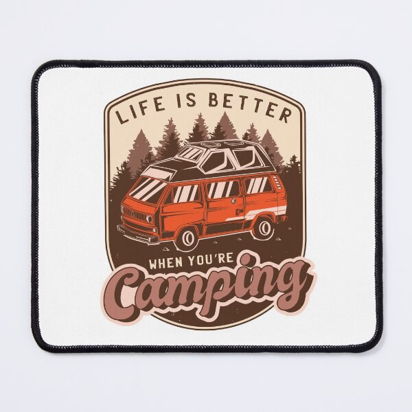 Item preview, Life is better when you're camping || gift for outdoor lovers designed and sold by teez4dayz.