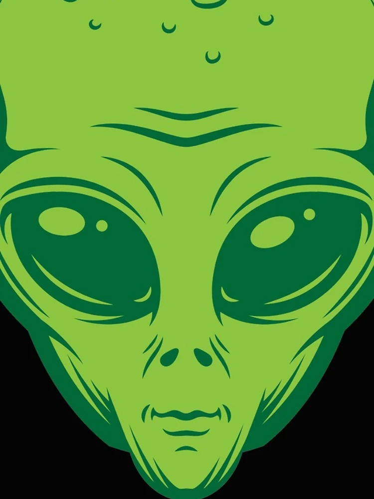 Thumbnail 4 of 4, iPhone Case, Alien Green Head designed and sold by RIGHTCHUS.