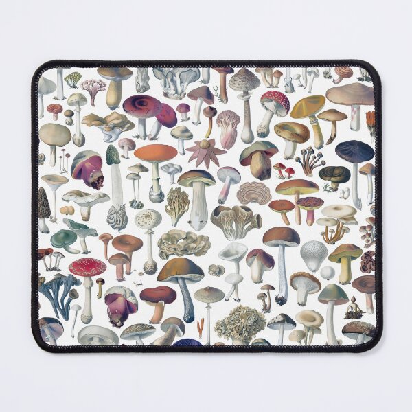 Item preview, Vintage mushrooms pattern designed and sold by martstudio.