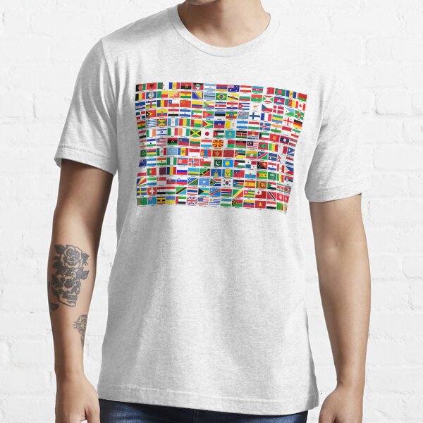 "Flags of the World" Tshirt for Sale by innasoyturk Redbubble
