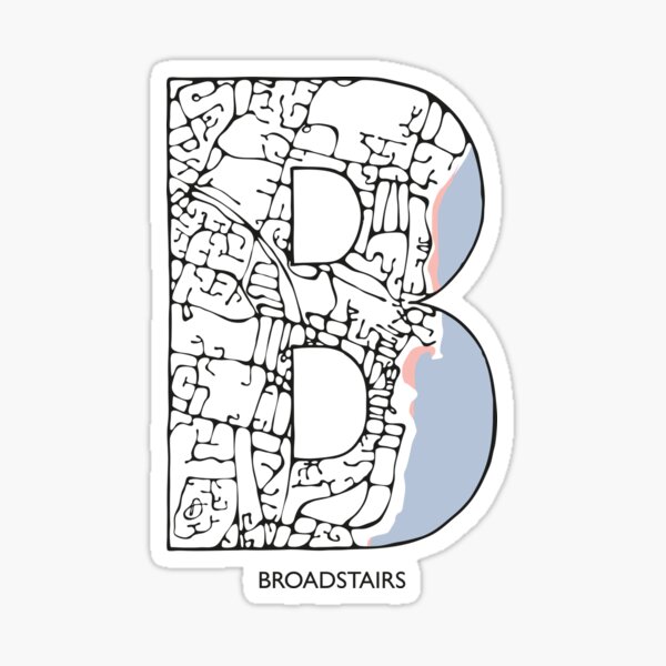 MAPHABET Broadstairs Sticker