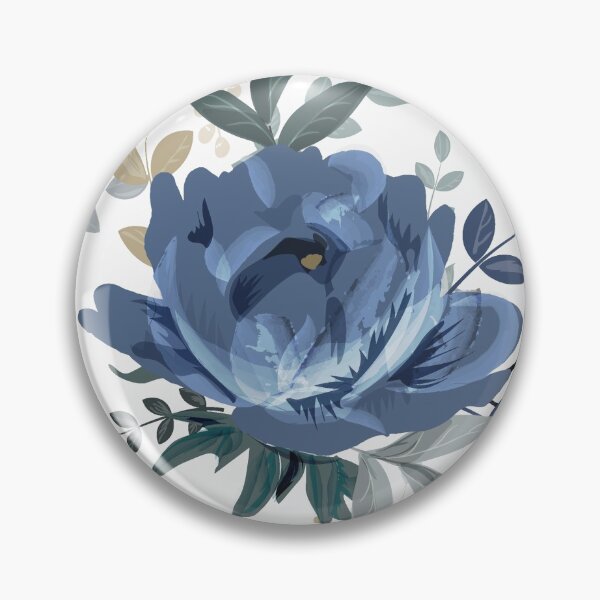 Item preview, Vintage blue flowers designed and sold by tingbysanna.