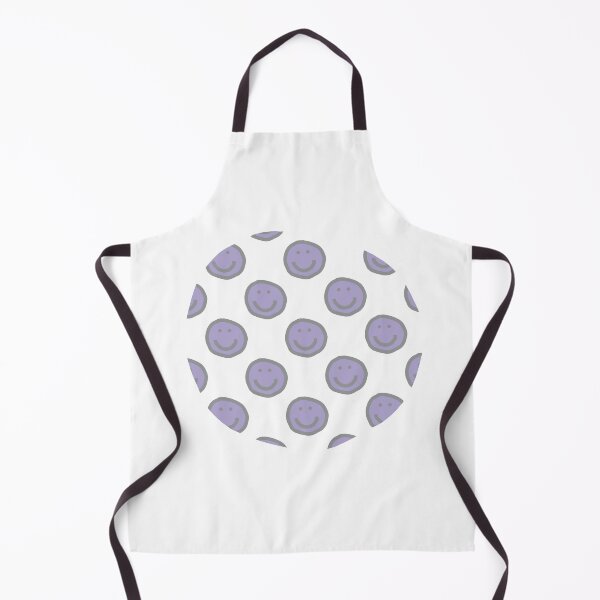 Item preview, Round of Happy Smiley Faces in Lavender designed and sold by ellenhenry.