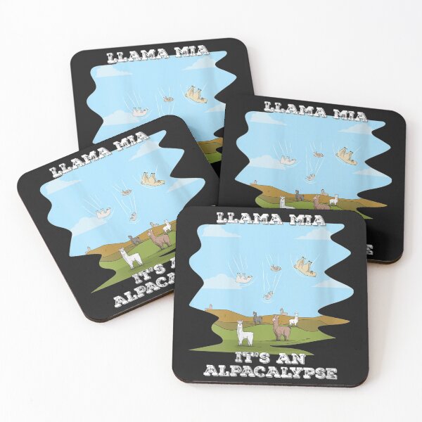 Item preview, MAMA MIA IT IS APOCALYPSE OF ALPACA LLAMA FUNNY designed and sold by bluechic89.