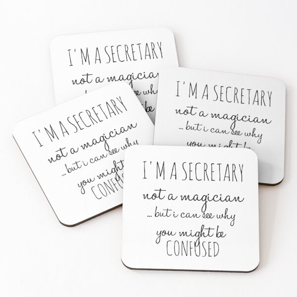 Item preview, Funny Secretary Gift - I'm a Secretary not a magician - Cute Gift For Coworker - Birthday Gift For Secretary - Labor Day Gift For Coworker designed and sold by SuchGiftsCo.