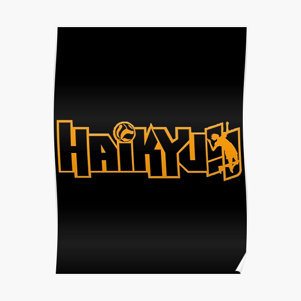 "Haikyuu Text Edition" Poster for Sale by Anmol08 Redbubble